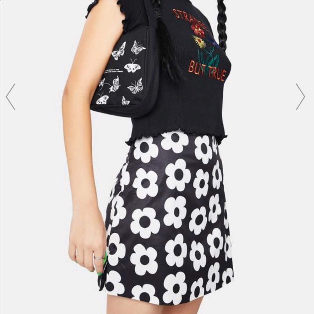 Flower Mini Skirt - Picture 3 of 6